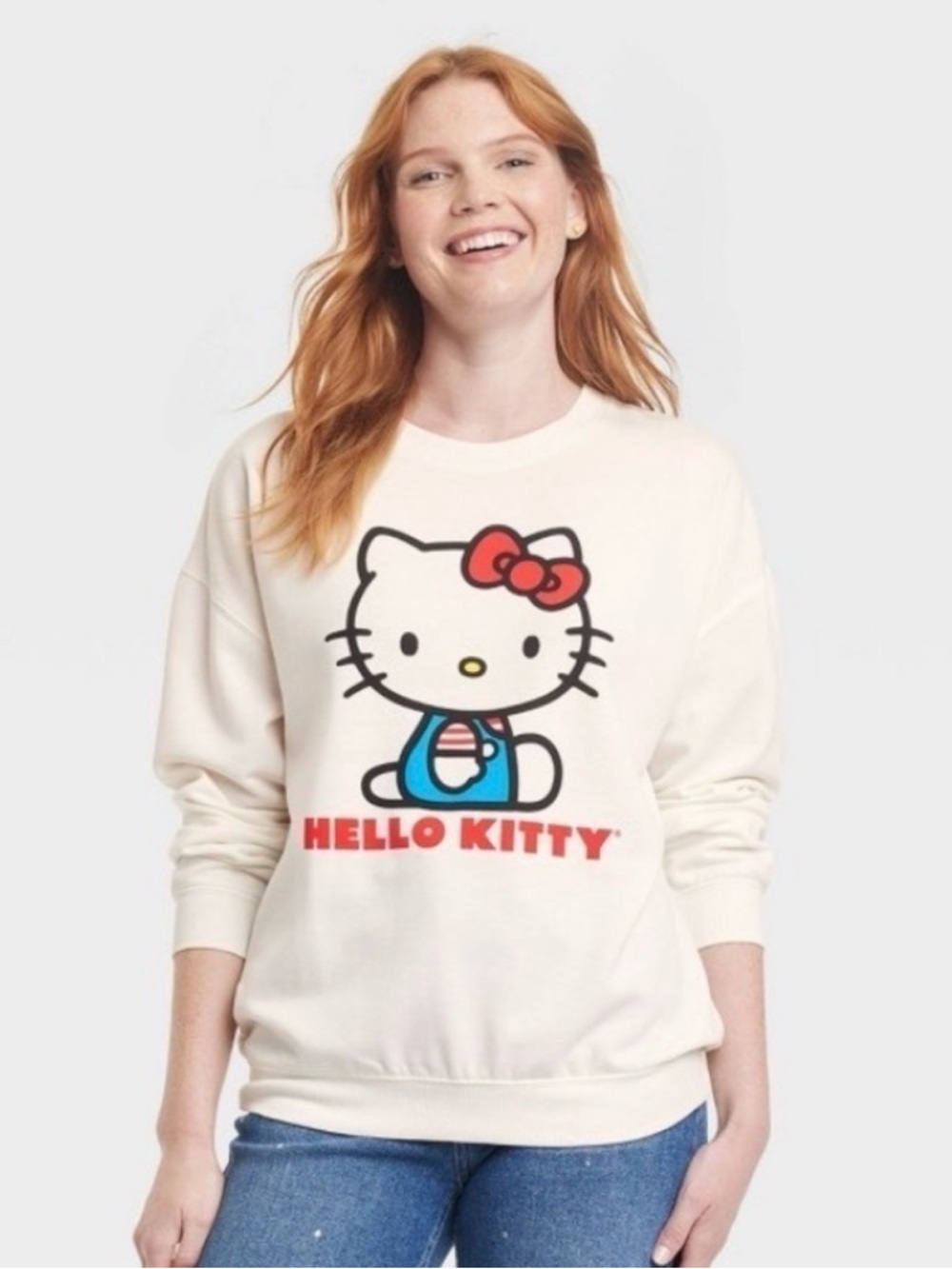 Women’s Hello Kitty Cozy Graphic Sweatshirt NWT